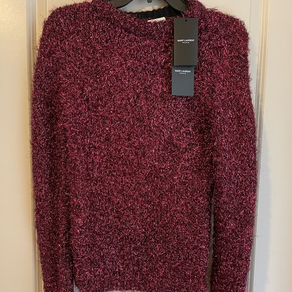 AUTH NWT YSL WOOL SWEATER TOP S